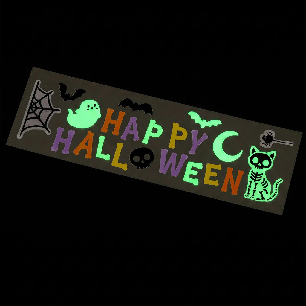 Set mit Gel-Fensteraufklebern - Windo-Glow Halloween