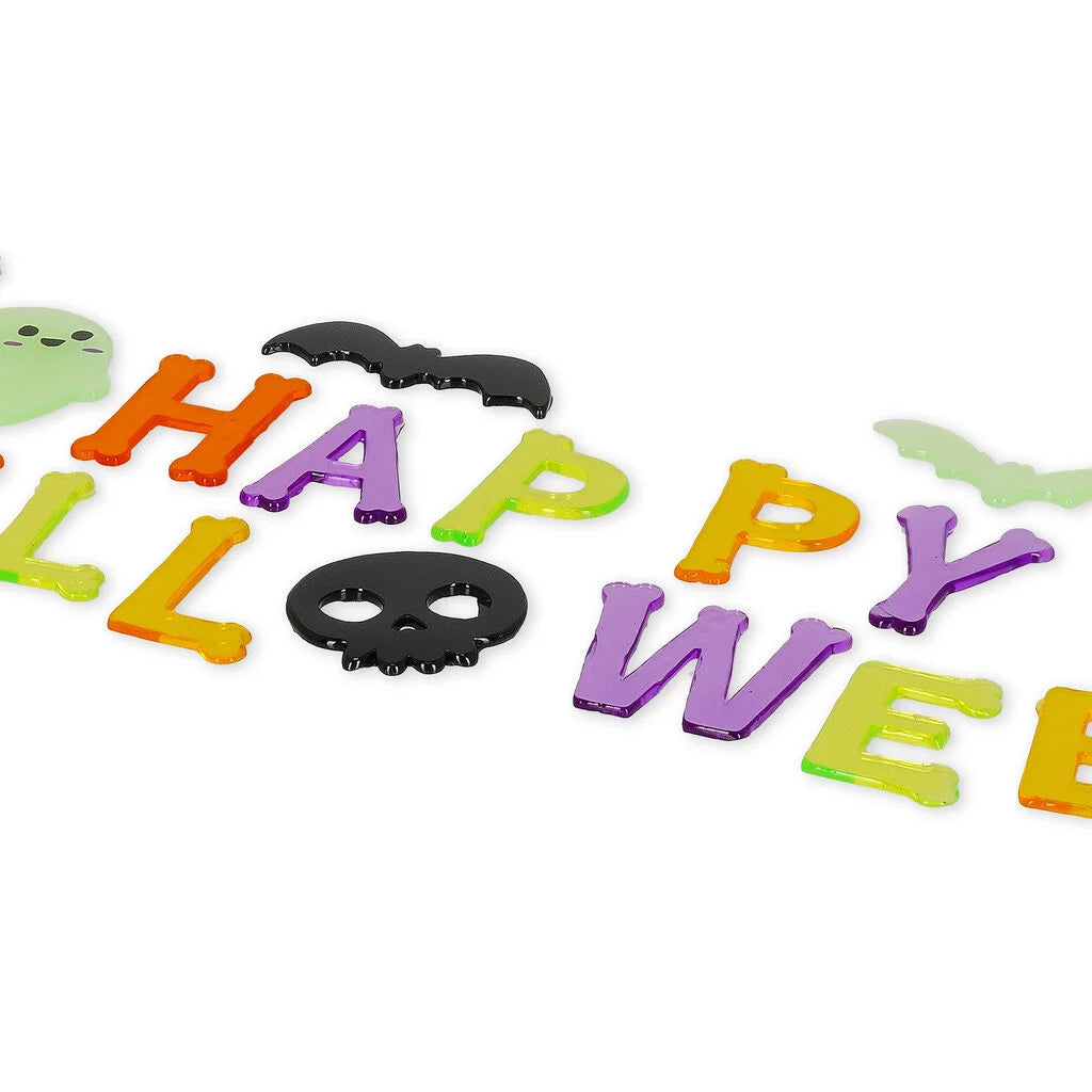 Set mit Gel-Fensteraufklebern - Windo-Glow Halloween