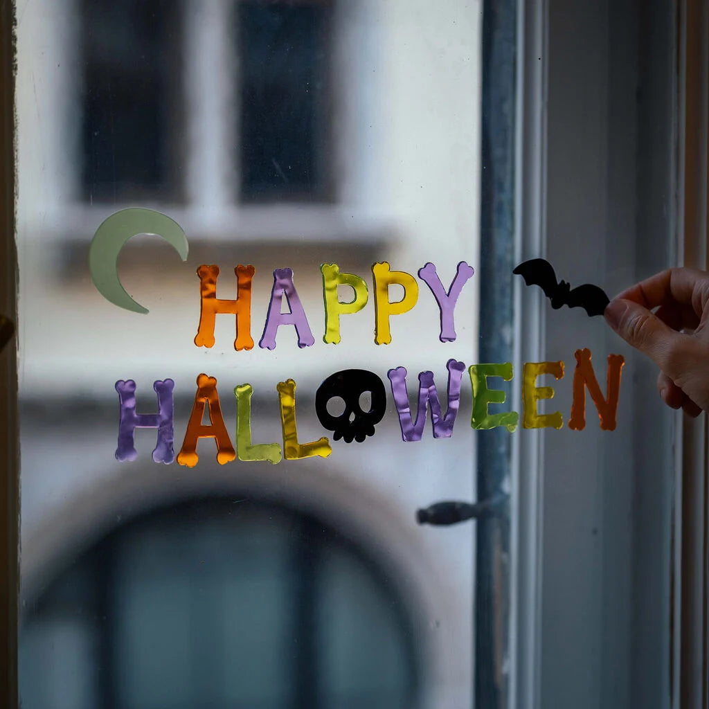 Set mit Gel-Fensteraufklebern - Windo-Glow Halloween