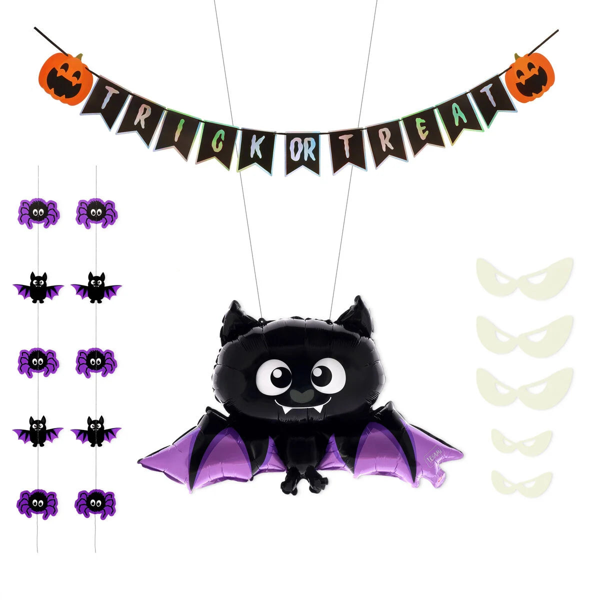 Halloween-Deko-Set für die Tür - Trick Or Treat Legami