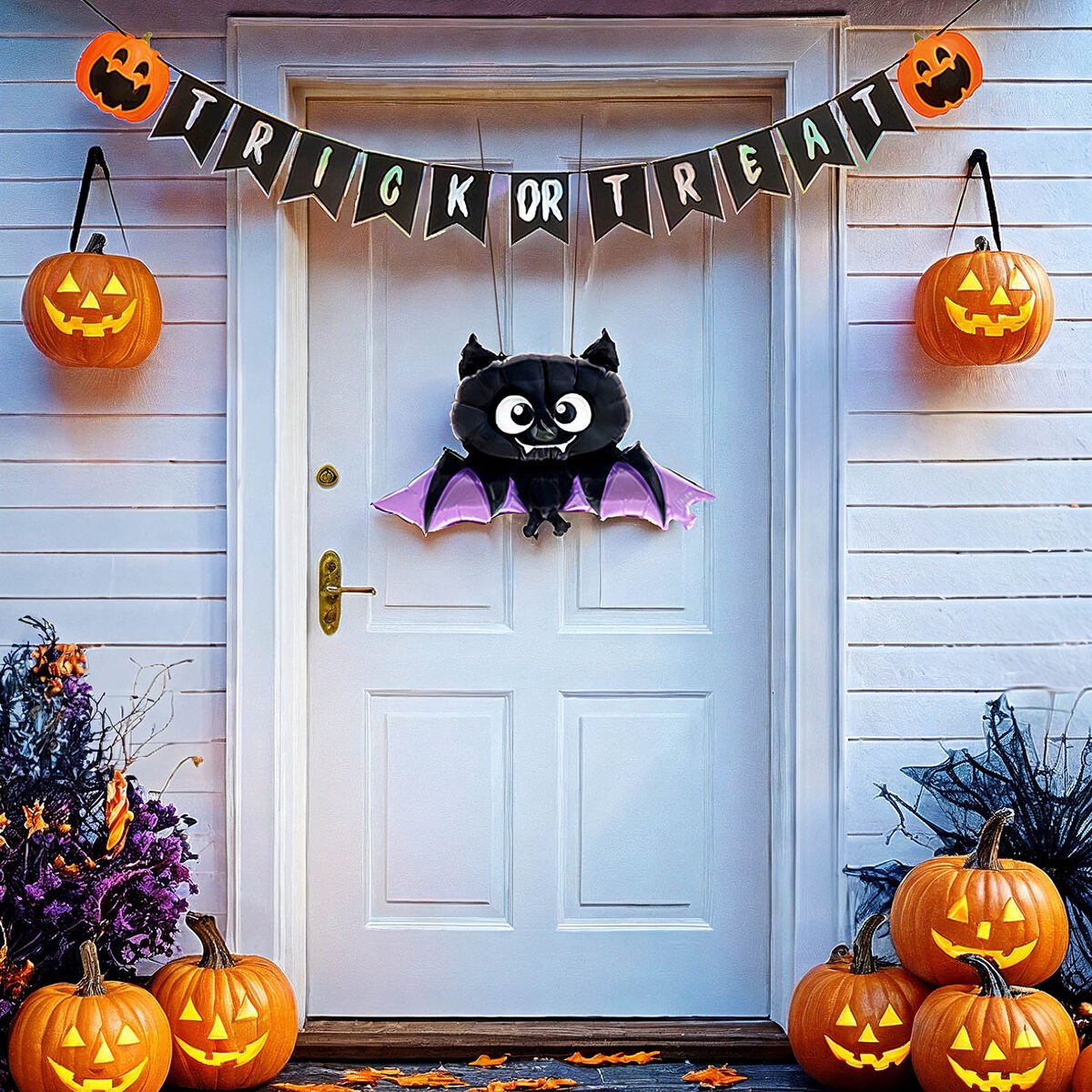 Halloween-Deko-Set für die Tür - Trick Or Treat Legami