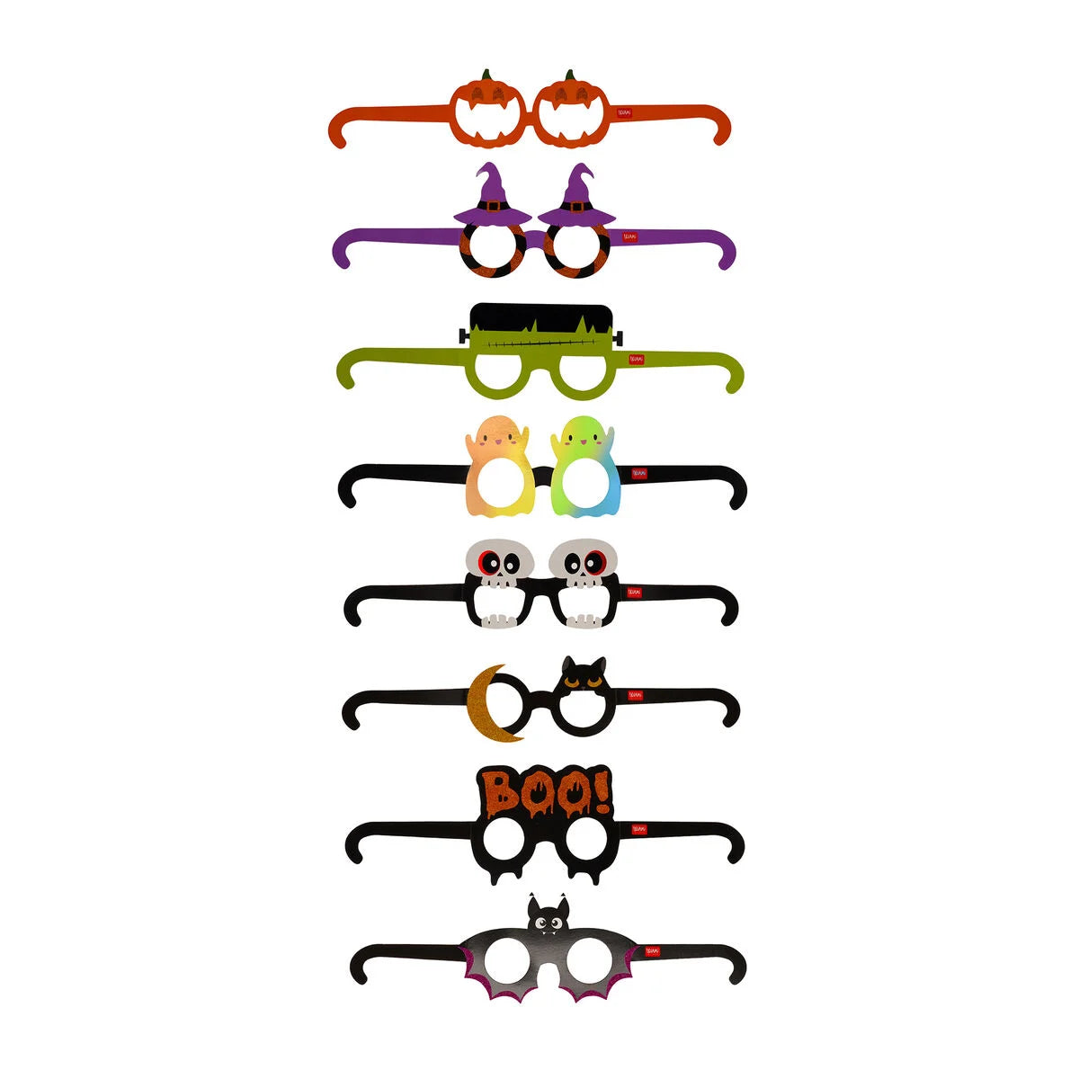 Papierbrillen Set mit 8 Legami