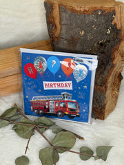 Feuerwehr Happy Birthday Musikkarte - Depesche