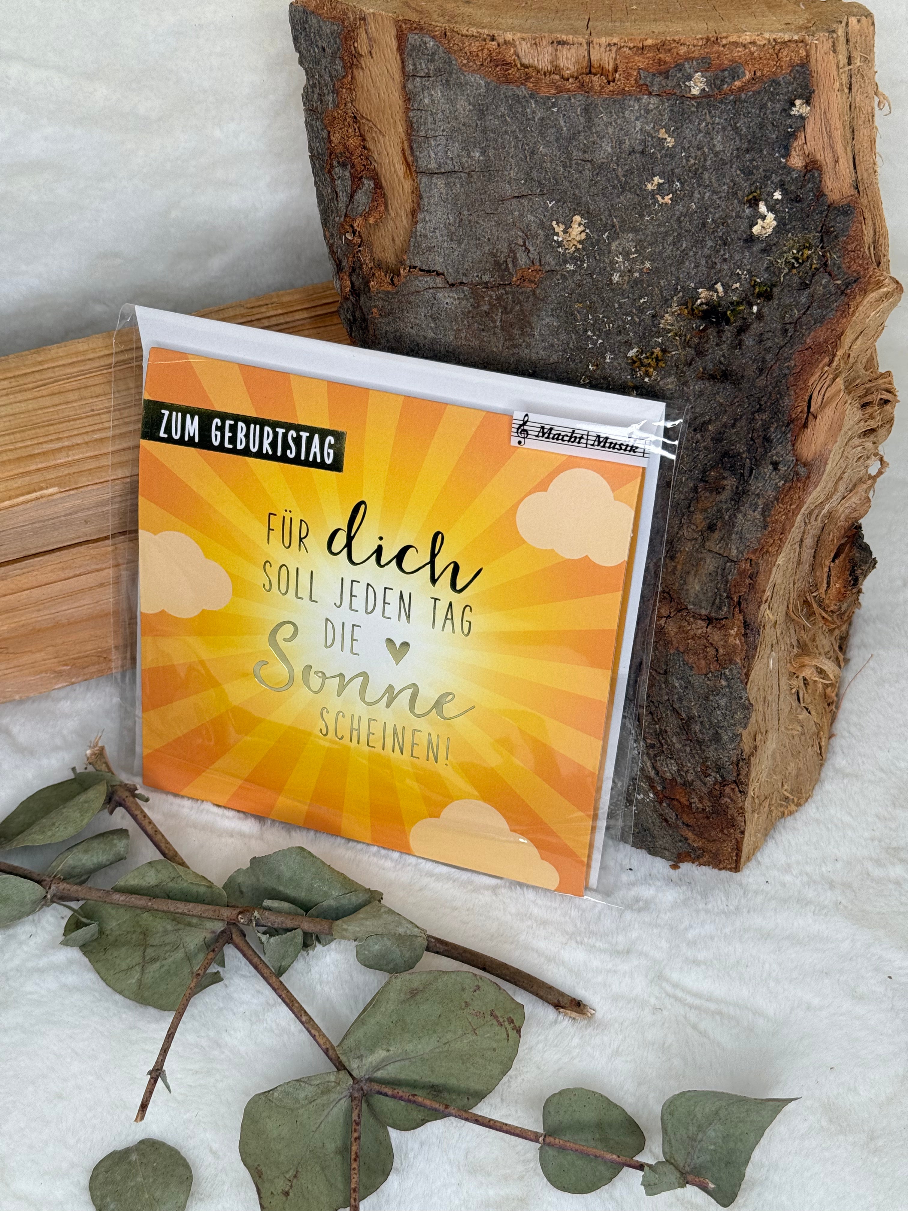 Sonnenschein Musikkarte - Depesche