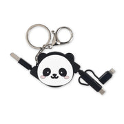 Panda Einziehbares 3-in-1-Ladekabel - Charge 'N Roll Legami