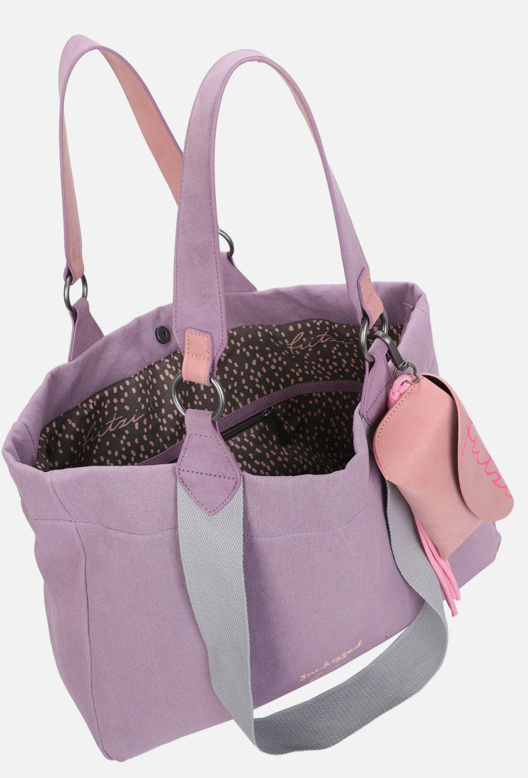 IZZY MEDIUM LIMITED | WASHED DENIM / Washed Purpel