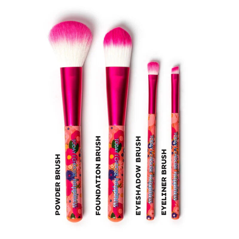 Set mit 4 Schminkpinseln - Oh My Glow!