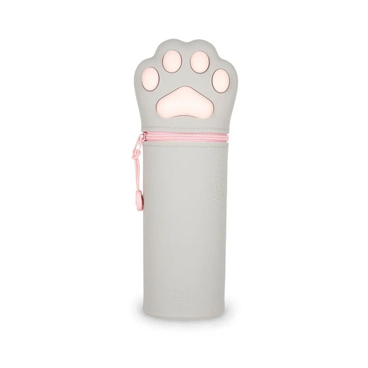 2-in-1-Federmäppchen aus Silikon - Kawaii - Pfote