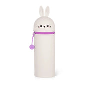 2-in-1-Federmäppchen aus Silikon - Kawaii - Hase