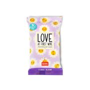 10 feuchte Reinigungstücher für Hände und Gesicht - Love At First Wipe