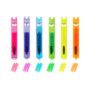Set mit 6 Mini-Textmarkern - Teddy‘s Mood Bunte Farben