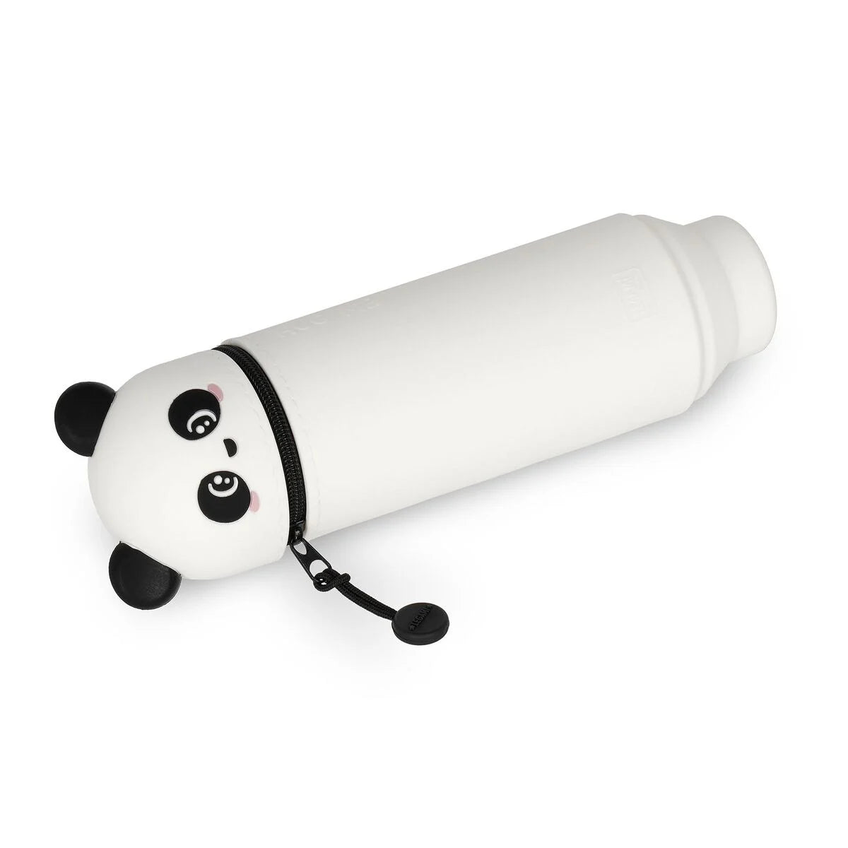 2-in-1-Federmäppchen aus Silikon - Kawaii - Panda