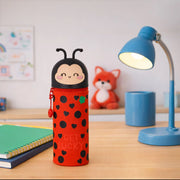 2-in-1-Federmäppchen aus Silikon Ladybug „Get Lucky“ - Erasable Pen- Legami