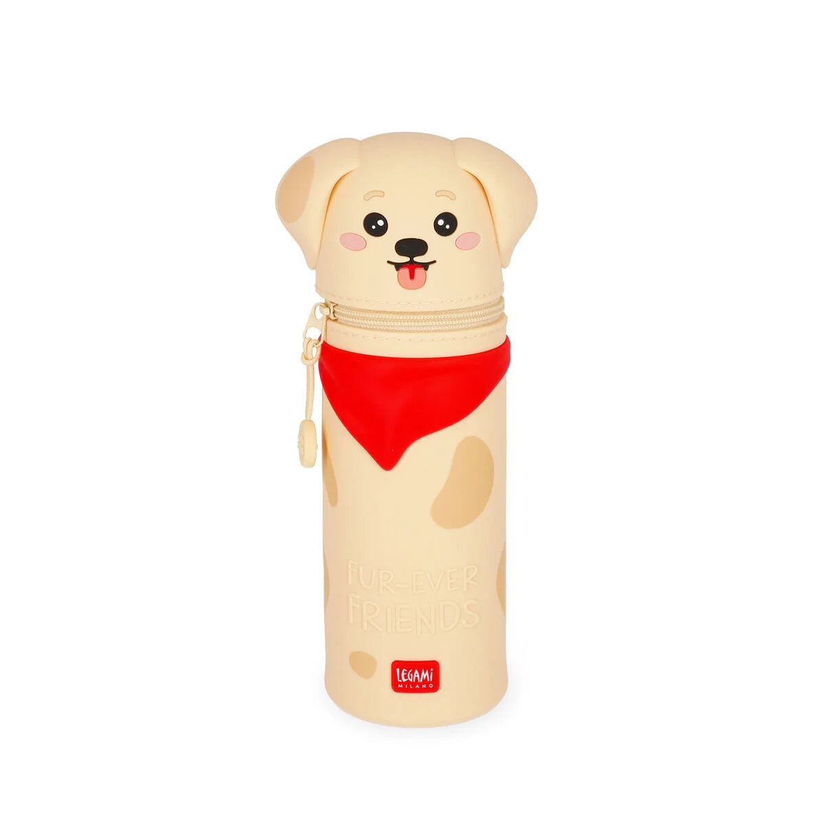 2-in-1-Federmäppchen aus weichem Silikon - Kawaii - Golden