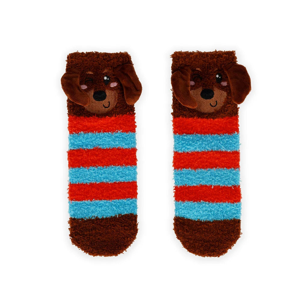 Rutschfeste Socken für Kinder Dachshund - It’s a Match! - Gr. 26-34 - Legami
