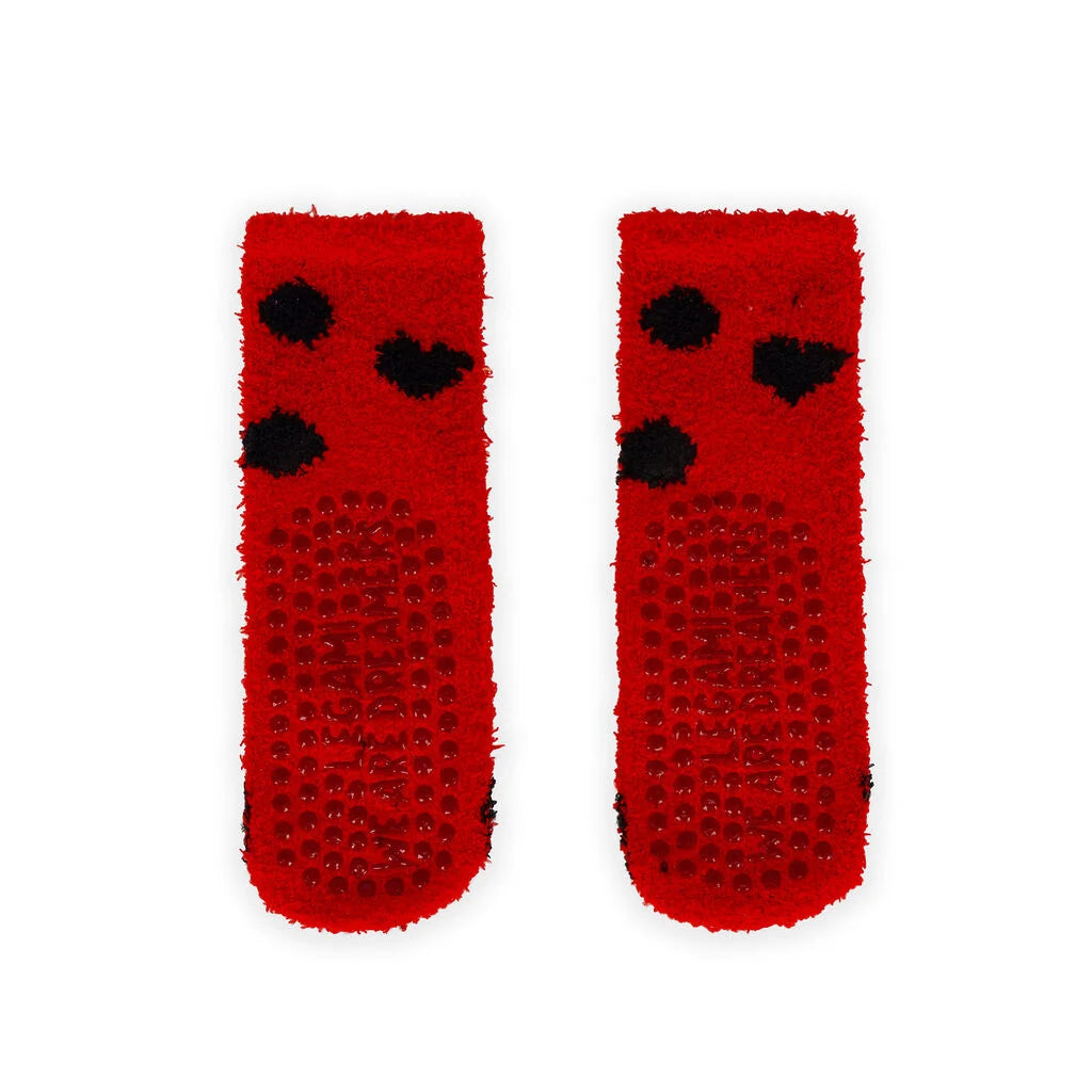 Rutschfeste Socken für Kinder Ladybug Marienkäfer - It’s a Match! - Gr. 26-34 - Legami
