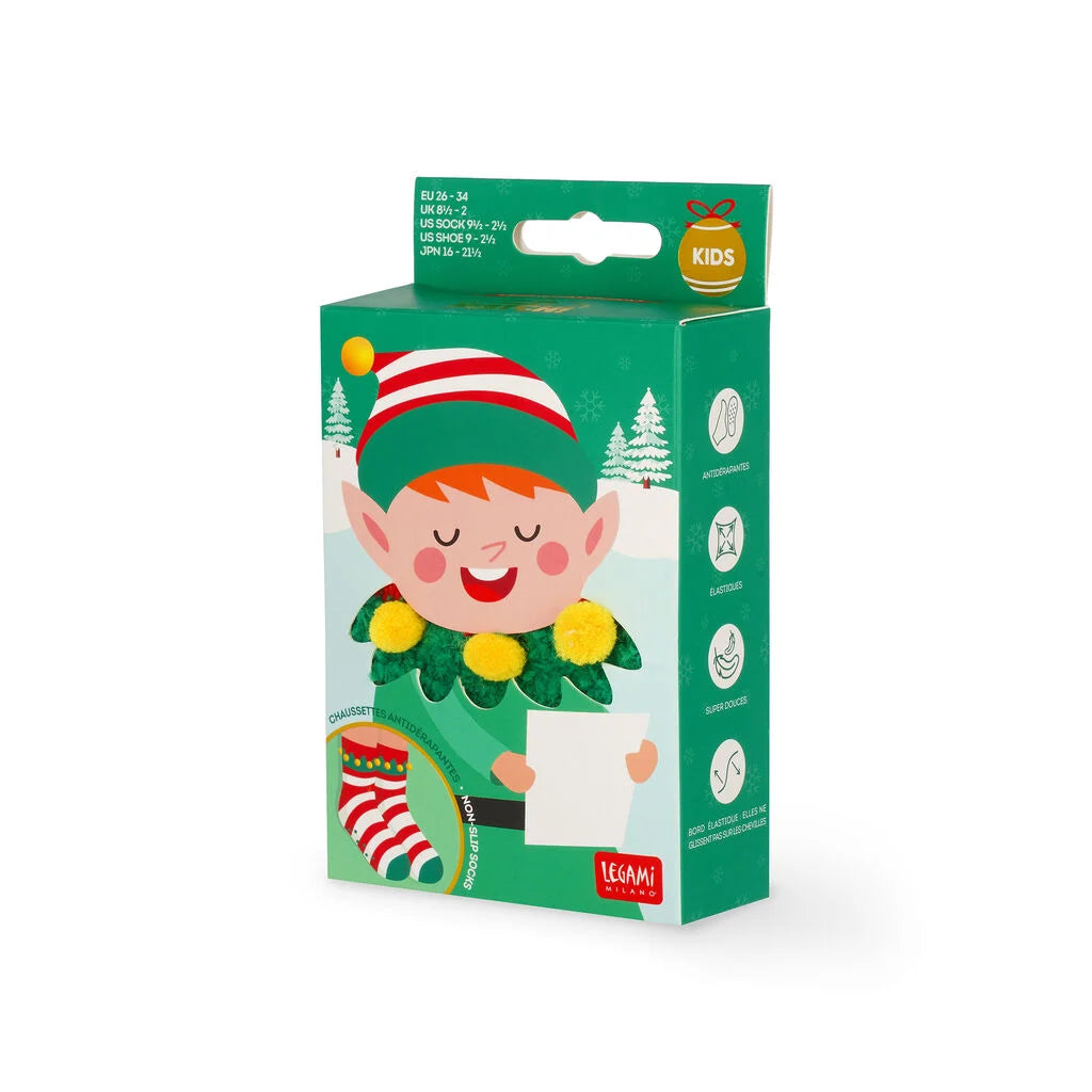 Rutschfeste Socken Elf  für Erwachsene Gr. 34-42  - It’s a Match! Legami ABS