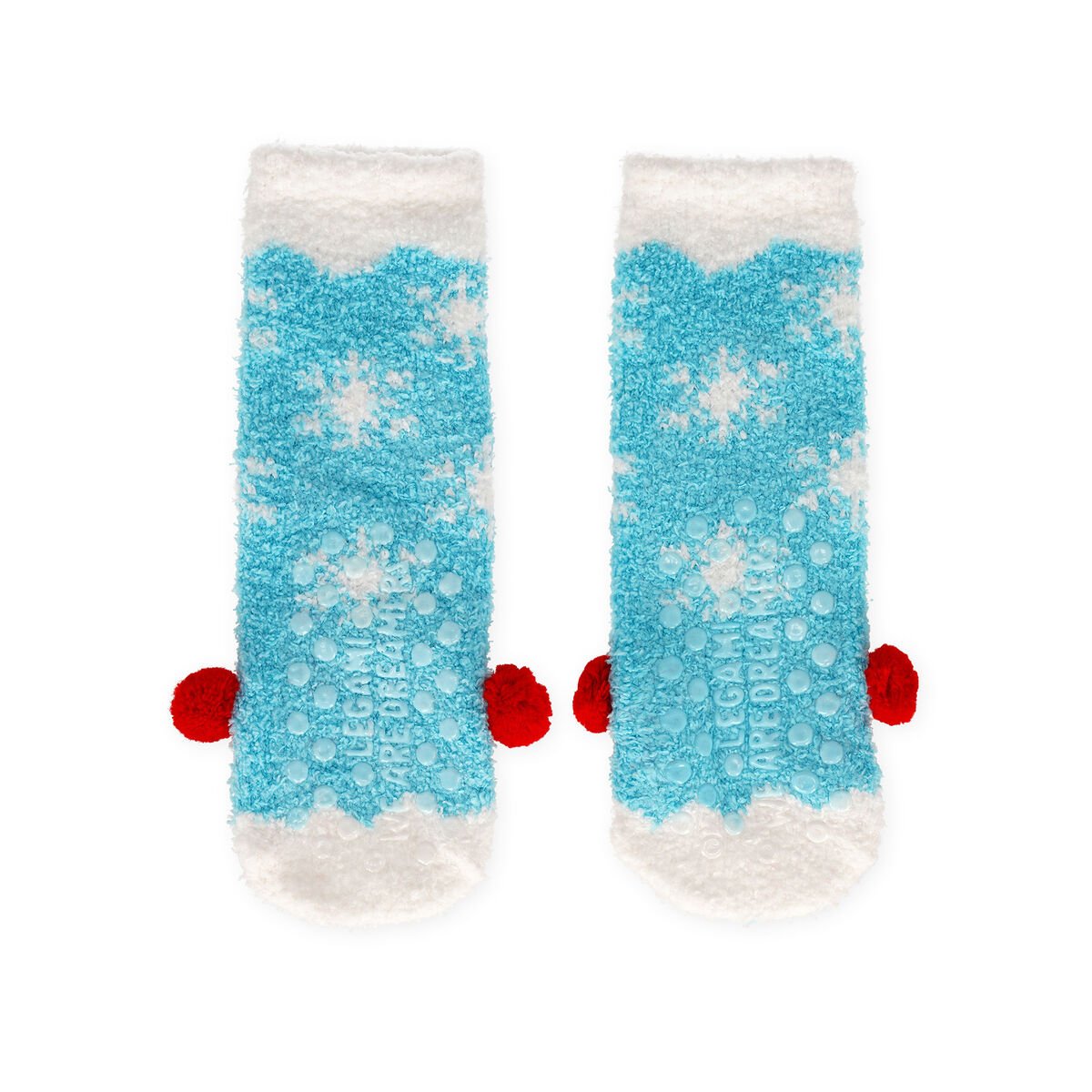 Rutschfeste Socken Schneemann für  Erwachsene Gr. 34-42   - It’s a Match! Legami ABS