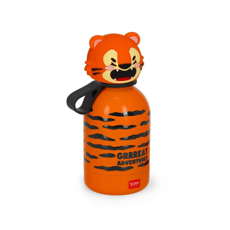 Trinkflasche Thermosflasche für Kinder Tiger - Hot&Cold BFF von Legami
