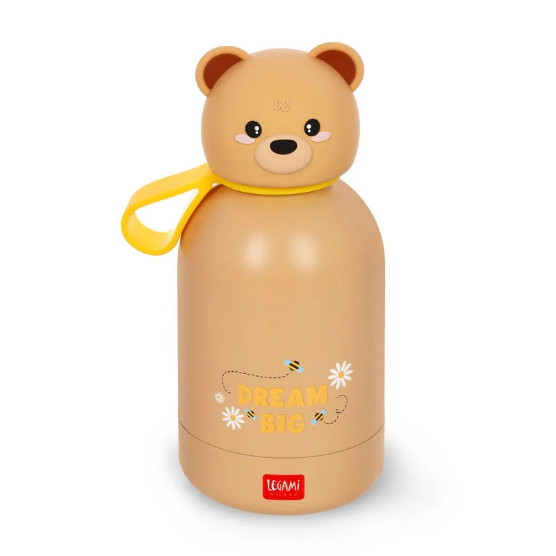 Trinkflasche Thermosflasche für Kinder Bär - Hot&Cold BFF von Legami