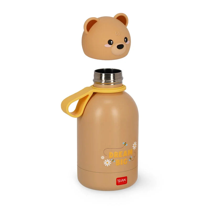 Trinkflasche Thermosflasche für Kinder Bär - Hot&Cold BFF von Legami