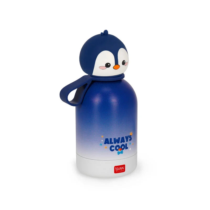 Thermosflasche für Kinder Pinguin - Hot&Cold BFF von Legami