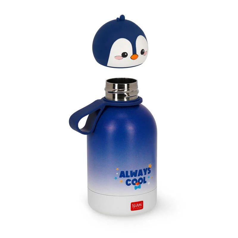 Trinkflasche Thermosflasche für Kinder Pinguin - Hot&Cold BFF von Legami