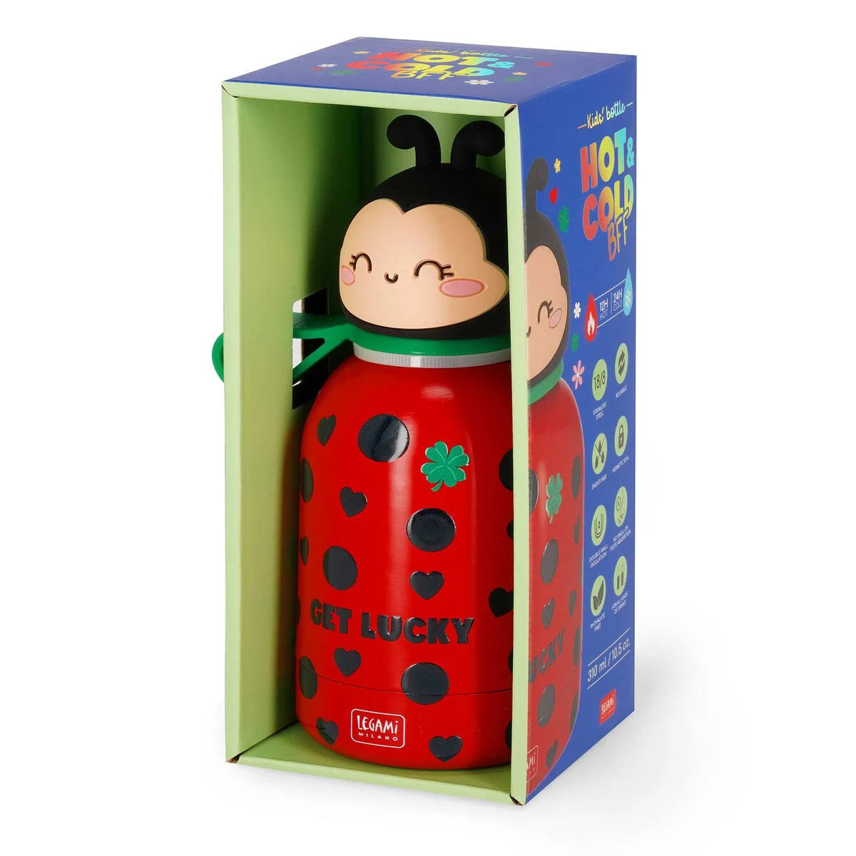 Thermosflasche für Kinder - Ladybug - Hot&Cold BFF- Legami