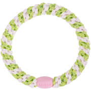 14 Kknekki Ballet pink lime glitter stripe