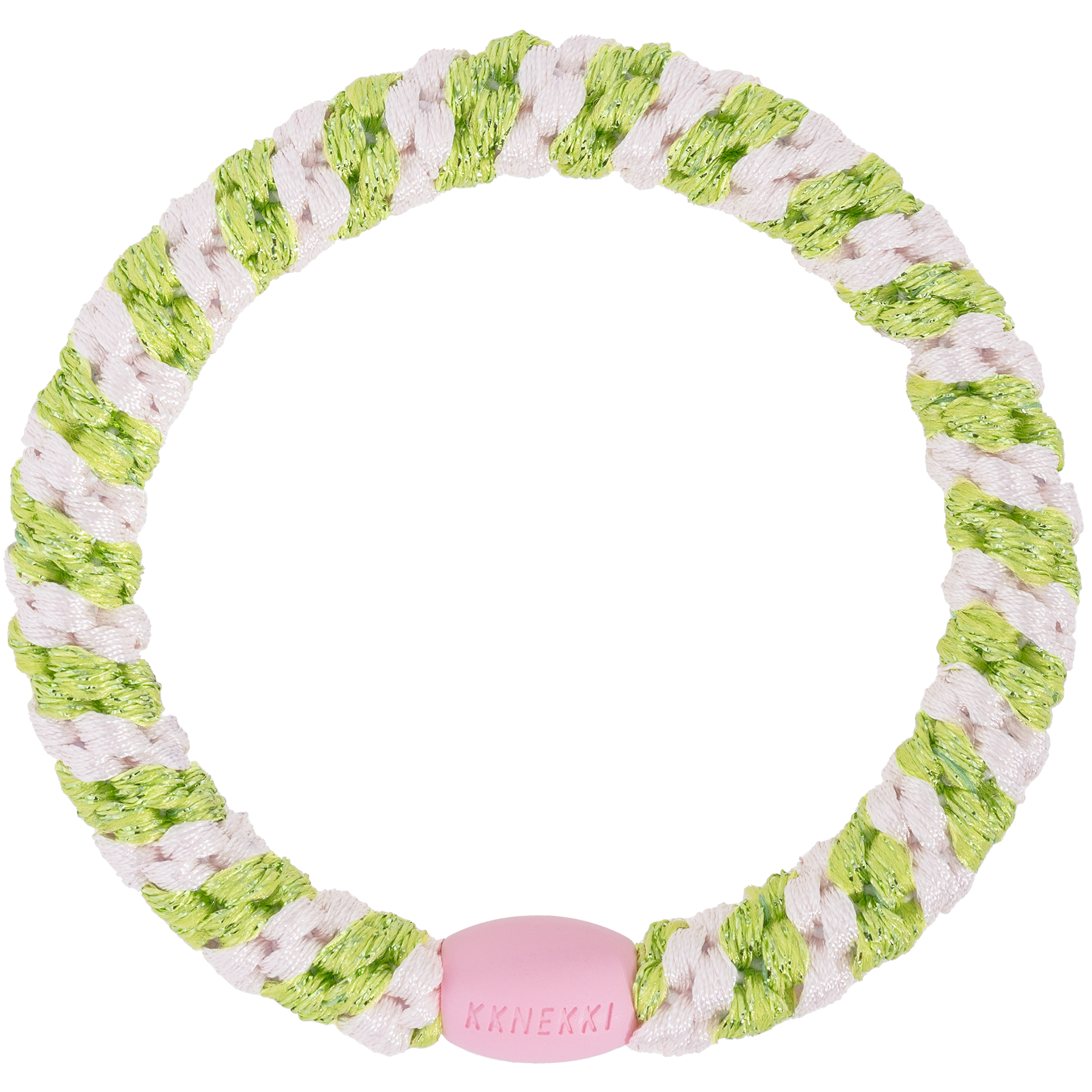 14 Kknekki Ballet pink lime glitter stripe