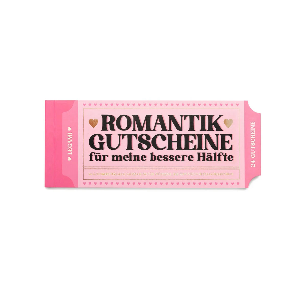 Block mit 24 romantischen Gutscheinen - Legami