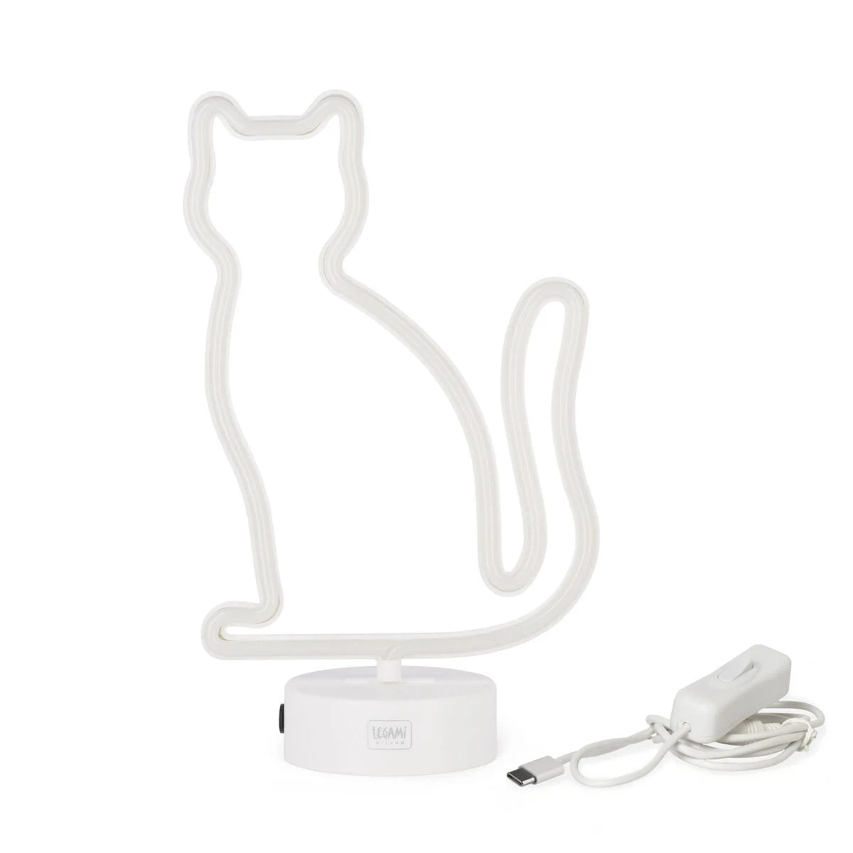 B Ware LED-Lampe mit Neoneffekt - Kitty - It's a Sign - Legami