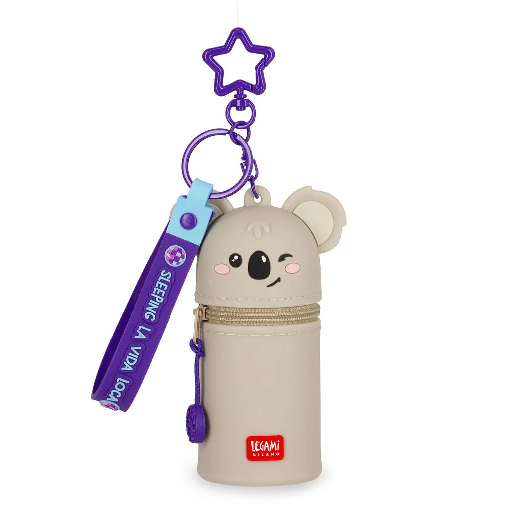Mini Kawaii - Coin Purse With Key Ring -  Legami Koala Biene Bär Einhorn Panda