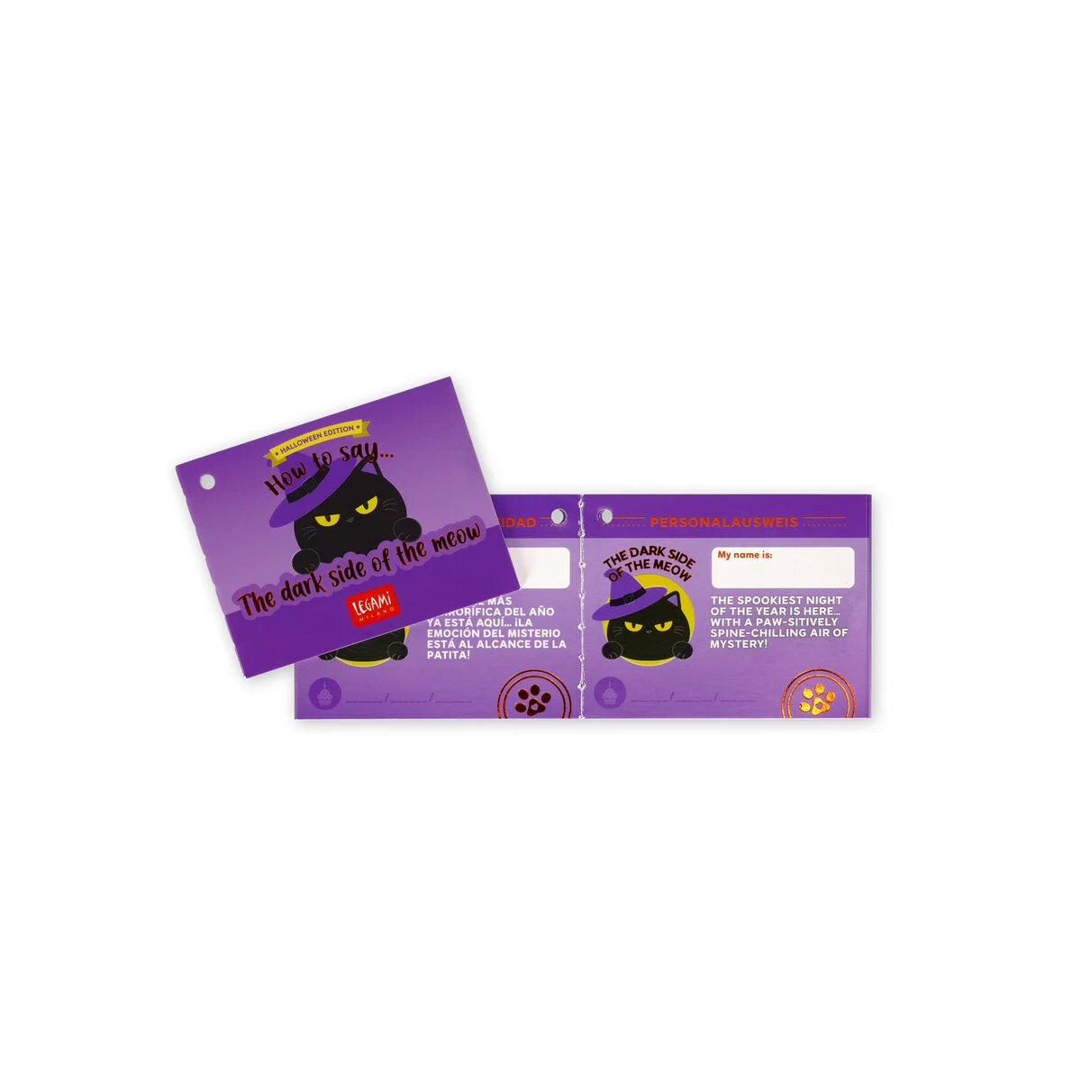 Katze Plüschtier - Halloween - Super Soft! - Mini Legami