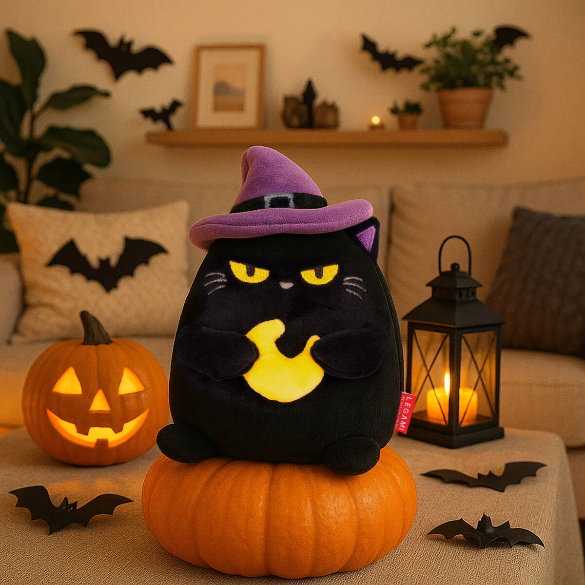 Katze Plüschtier - Halloween - Super Soft! - Mini Legami