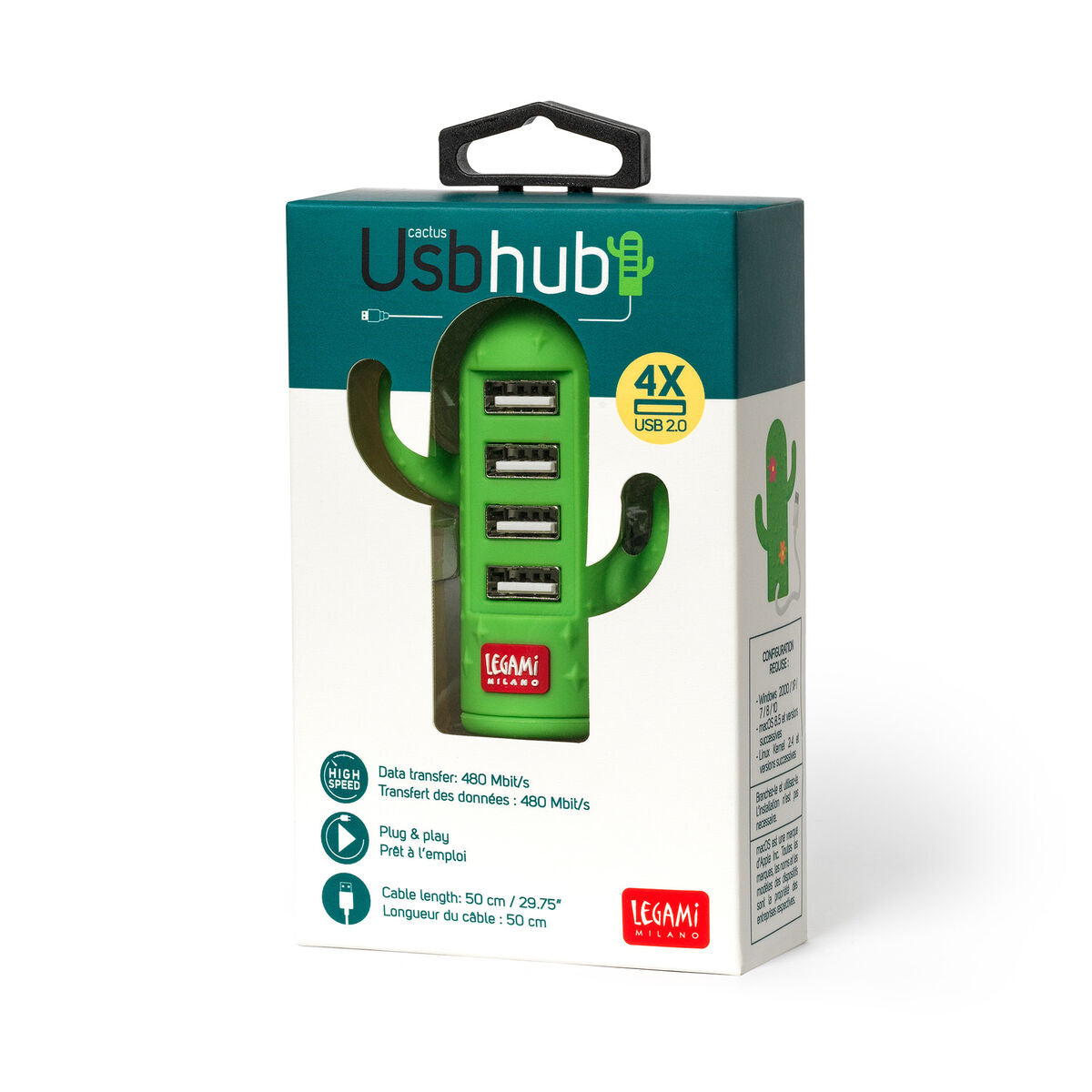 Katus SB Hub mit 4 Ports - Cactus Legami