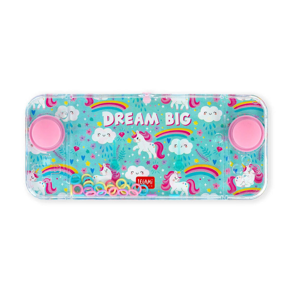 Taschen-Mini-Wasserspiel - Unicorn - Mini Water Game - Legami