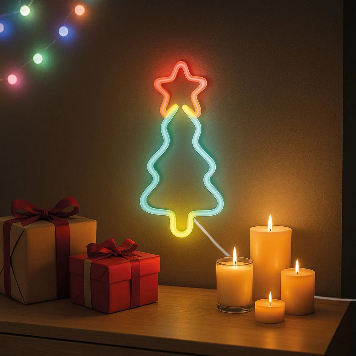 LED-Lampe mit Neoneffekt - Xmas Tree - It’s a Sign Legami