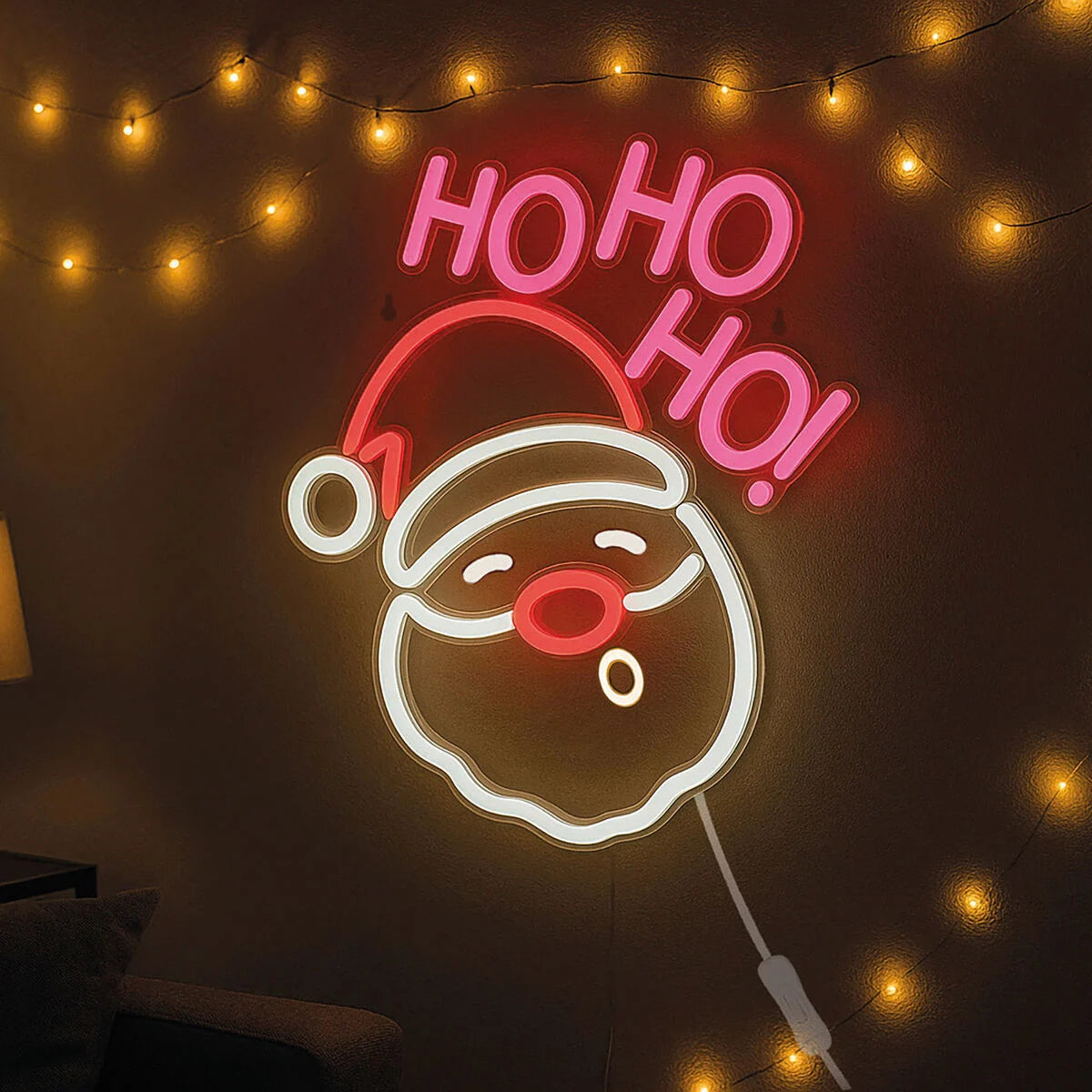 LED-Lampe mit Neoneffekt - Santa Claus - It’s a Sign Legami