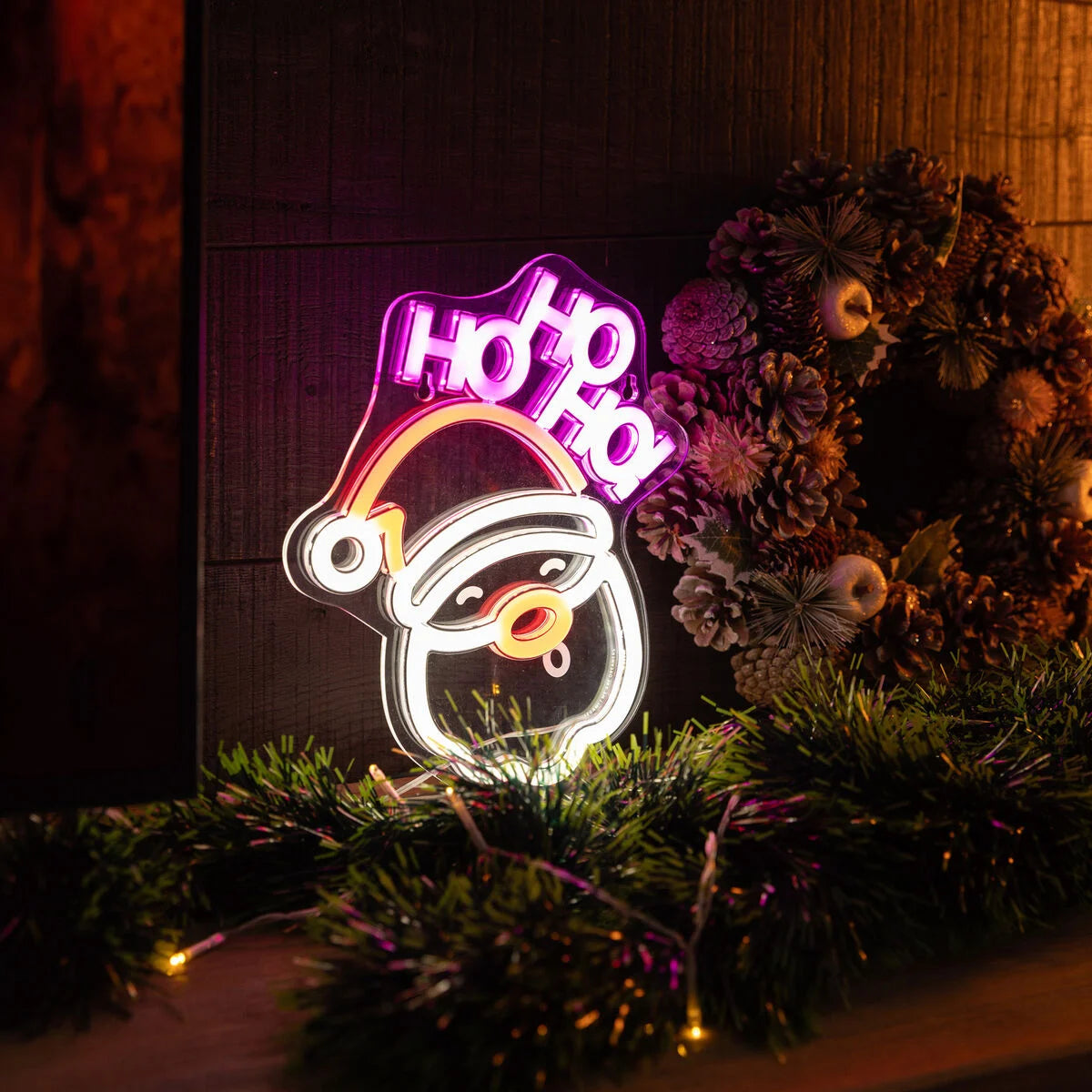 LED-Lampe mit Neoneffekt - Santa Claus - It’s a Sign Legami