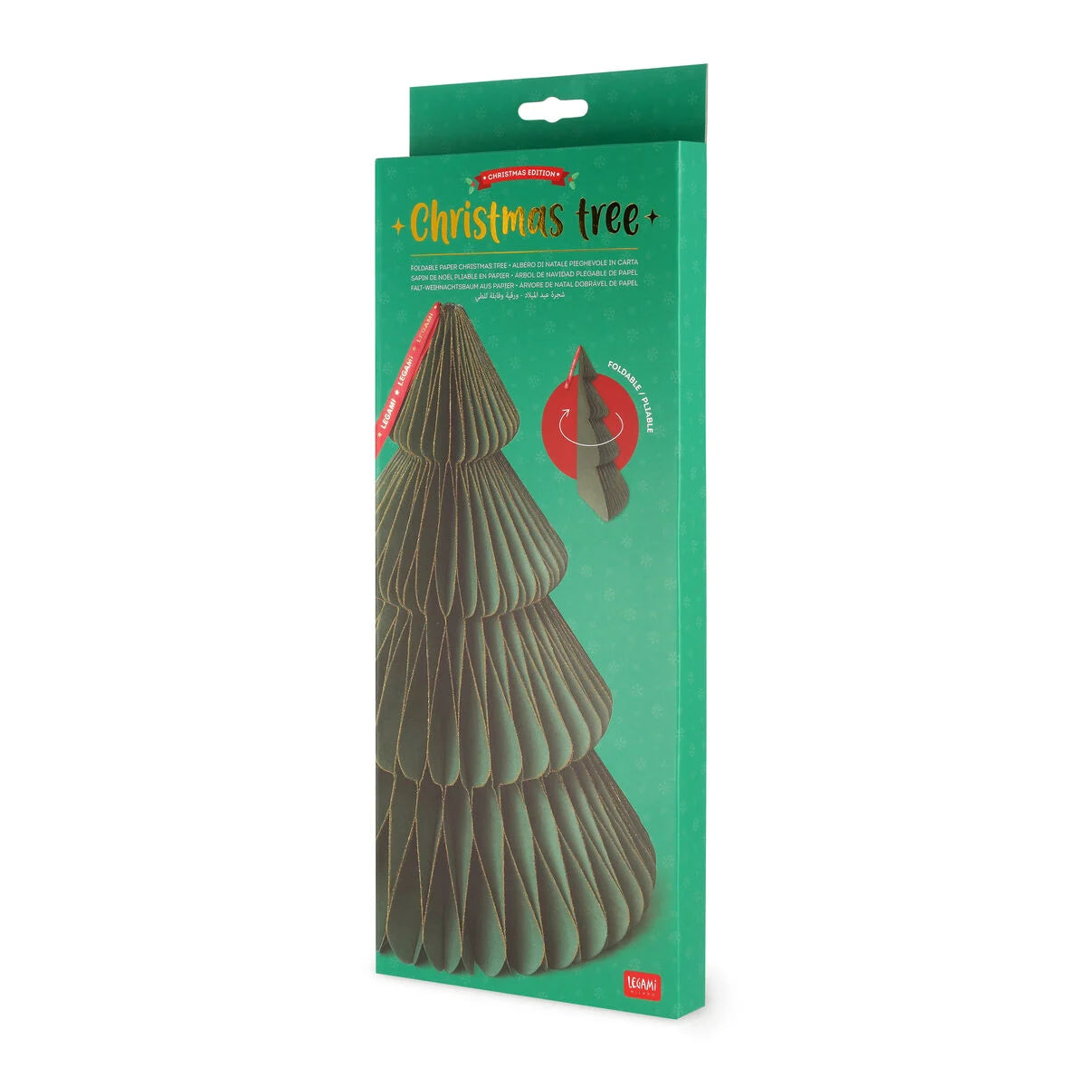 Falt-Weihnachtsbaum aus Papier Legami