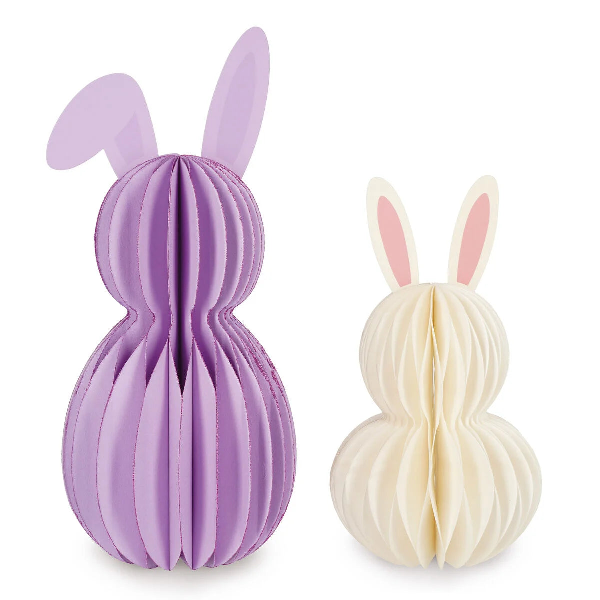 Set mit 2 Faltbaren Häschen aus Papier - Hoppy Easter- Legami