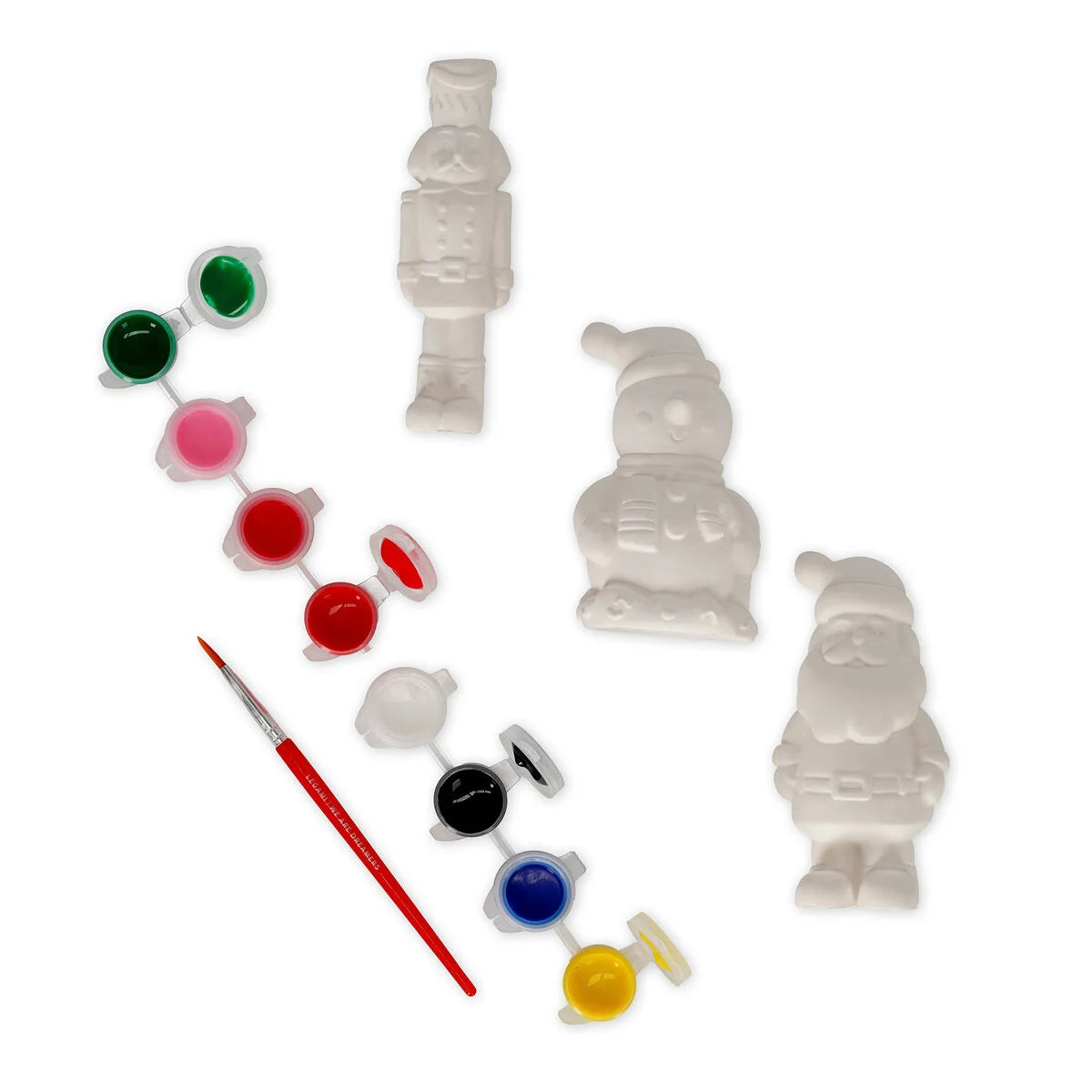 Weihnachtsfiguren-Dekorationsset - Paint Your Christmas Legami