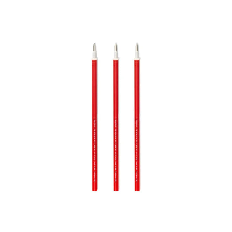 Rot Ersatzmine für löschbaren Gelstift - Erasable Pen Legami