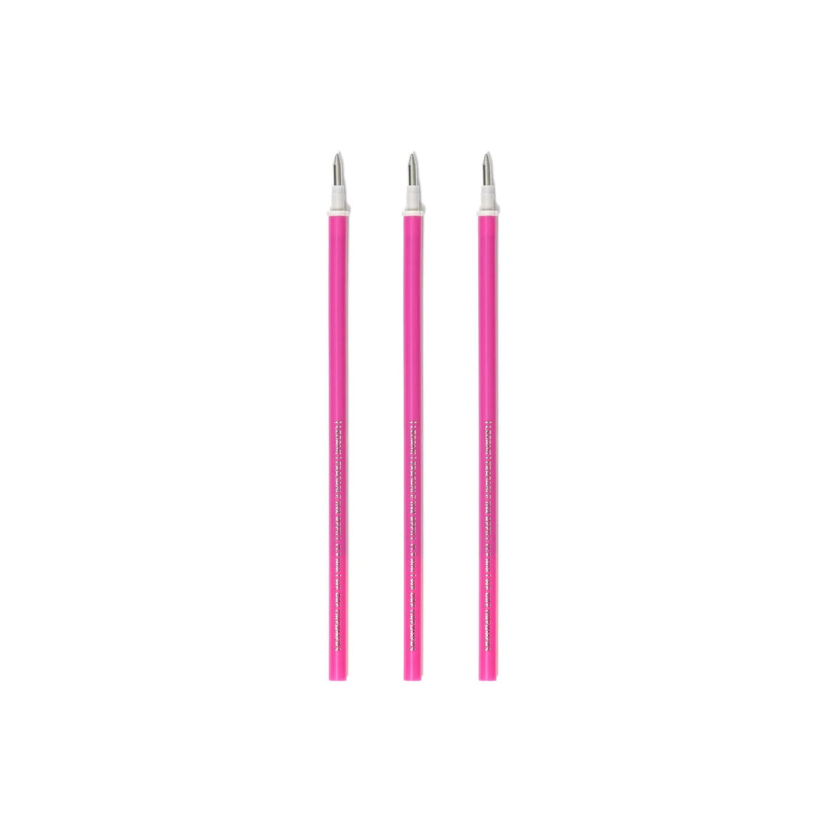 Pink Set mit 3 Nachfüllminen für löschbare Stifte - Pinke Tinte - Erasable Pen