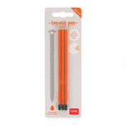 Orange Set mit 3 Nachfüllminen für löschbare Stifte - Orange Tinte - Erasable Pen