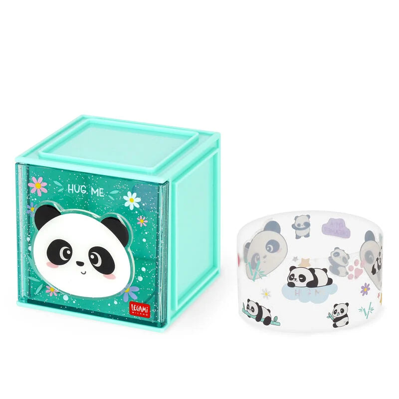 Panda Erweiterbare Schreibtischbox - Cutie Cube Legami