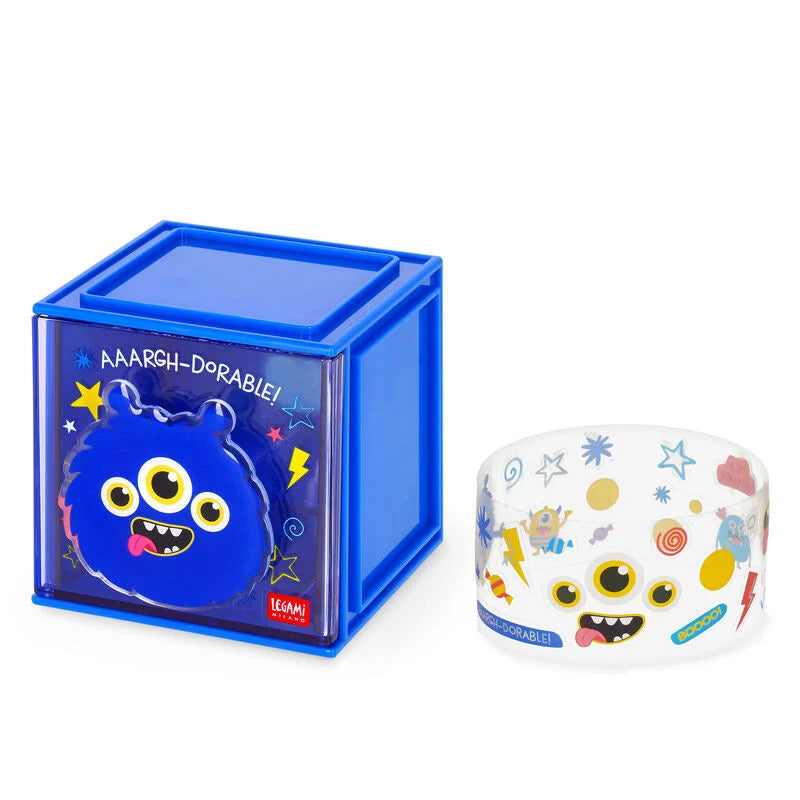 Monster Erweiterbare Schreibtischbox - Cutie Cube Legami
