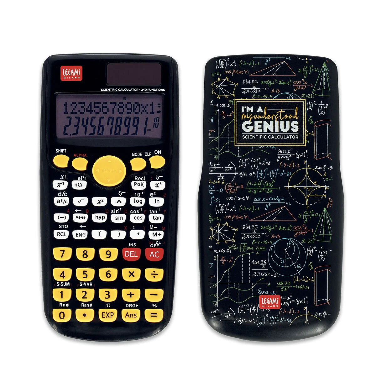 Wissenschaftlicher Taschenrechner  Genius - Count on me - Calcoolator Legami