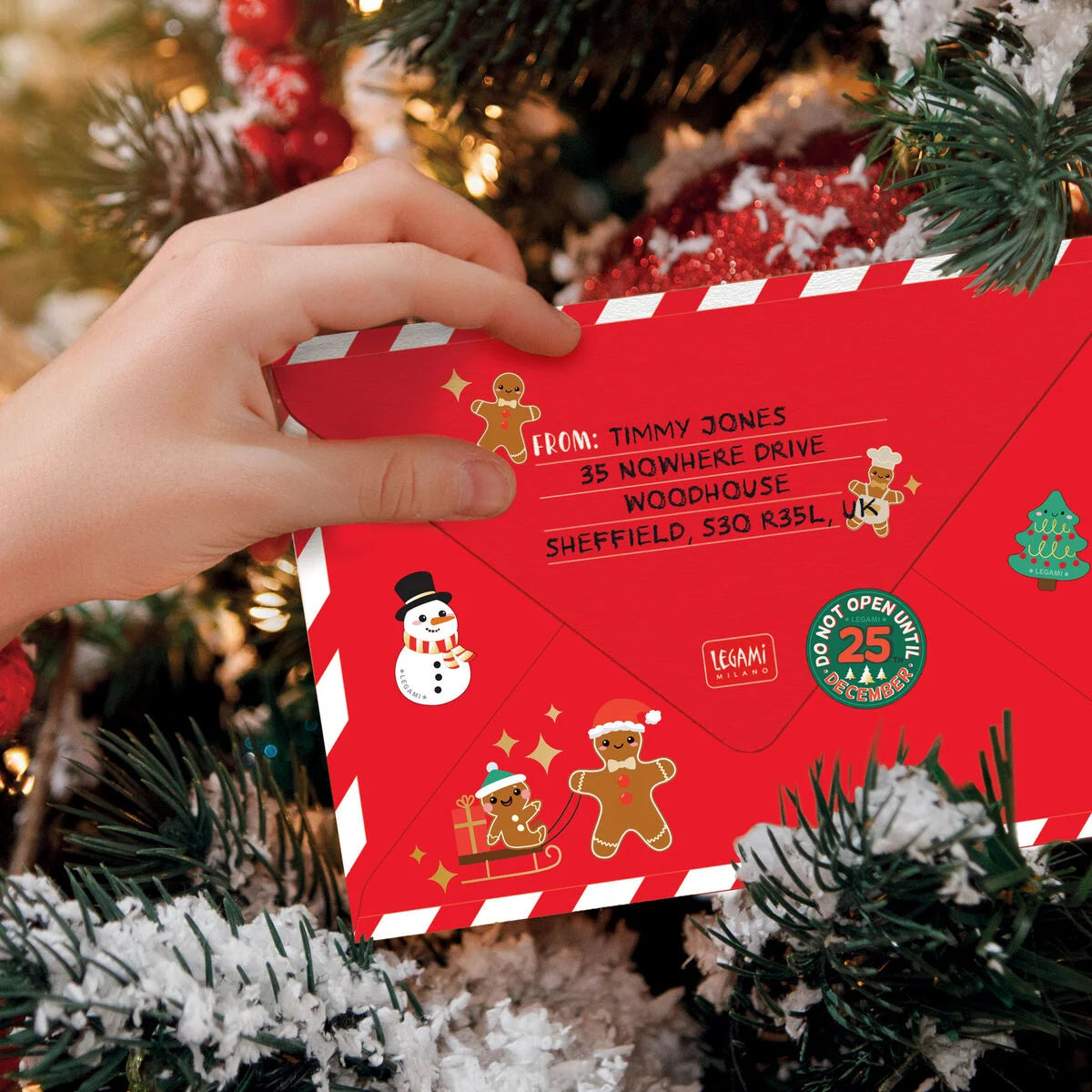 Set für Brief an den Weihnachtsmann Legami